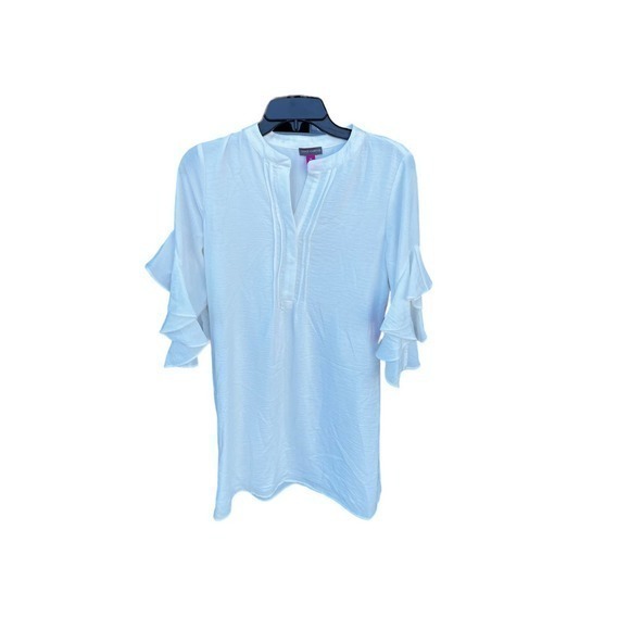 Vince tunic dress 3/4 bell sleeves ivory NWT - Picture 1 of 4